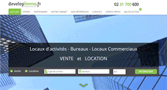 Desktop Screenshot of developimmo.fr