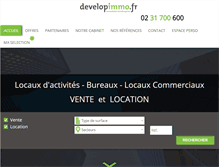 Tablet Screenshot of developimmo.fr